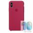 Чехол Apple Silicone Case Rose Red (MQT82) для iPhone X