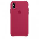 Чехол Apple Silicone Case Rose Red (MQT82) для iPhone X