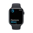 Apple Watch Series 7 41mm Midnight Al Case With Midnight Sport Band (MKMX3)