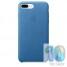 iPhone 7 Plus Leather Case Sea Blue