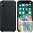 Apple Silicone Case Black (MQT12) для iPhone X
