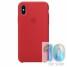 Чехол Apple Silicone Case (PRODUCT) Red (MQT52) для iPhone X
