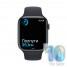 Apple Watch Series 7 41mm Midnight Al Case With Midnight Sport Band (MKMX3)