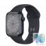 Apple Watch Series 8 41mm Midnight Aluminum Case with Midnight Sport Sport Band