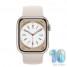 Apple Watch Series 8 41 mm Starlight Aluminum Case with Solo Loop