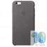 iPhone 6s Plus Leather Case Storm Gray