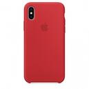 Чехол Apple Silicone Case (PRODUCT) Red (MQT52) для iPhone X