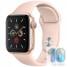 Apple Watch 44mm Gold with Pink Sport Band Series 5 (MWVE2)