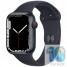 Apple Watch Series 7 45mm Midnight Al Case with Midnight Sport Band