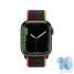 Apple Watch Series 7 41mm Green Al with Dark Cherry/Forest Green Sport Loop (MKNF3) 