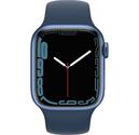 Apple Watch Series 7 41mm Blue Al Case with Abyss Blue Sport Band (MKN13) 